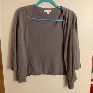 Grey cardigan